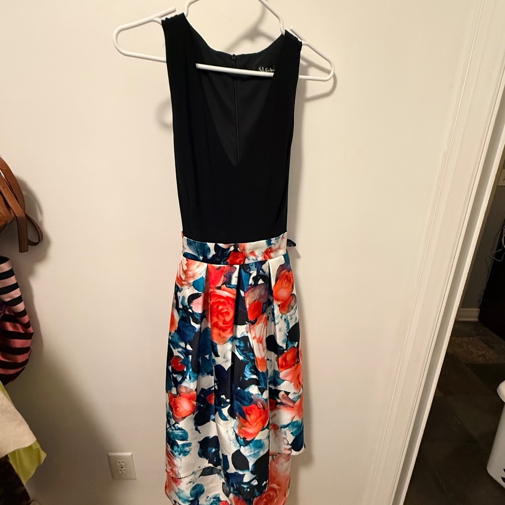 Floral Evening Dress